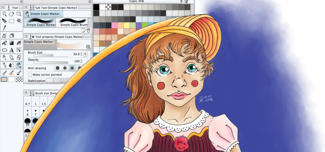 Copic Marker Effekt mit Manga Studio