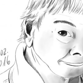Ein Bleistift für Manga Studio