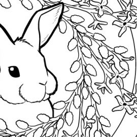 Mandala zu Ostern zum Ausmalen
