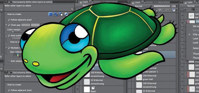 Koloration in Clip Studio Paint leicht gemacht