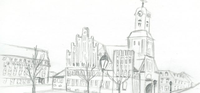Bleistiftzeichnungen meiner Heimatstadt Wittstock