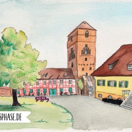 Aquarell – Wittstocker Amtshof