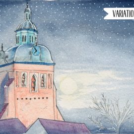 St. Marien von Wittstock im Winter
