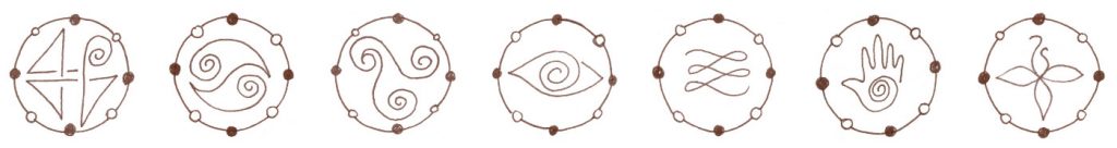 Symbole aus meiner Welt rund um "Das verborgene Gleichgewicht"